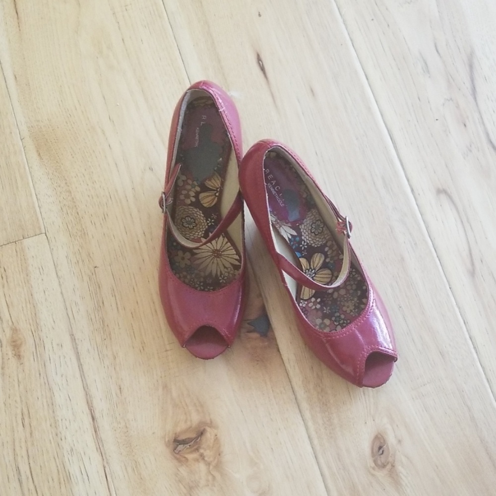 Red shoes ..
